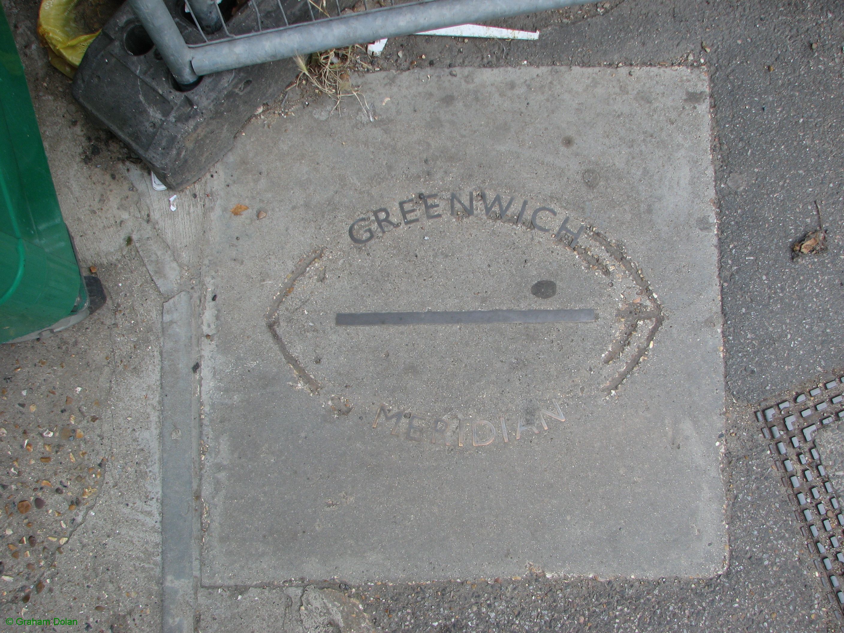 Greenwich Meridian Marker; England; LB Waltham Forest; Walthamstow (E17)